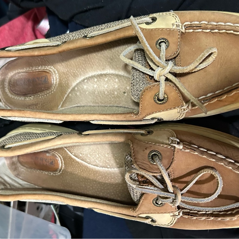 EUC Leather Sperry Topsider Angelfish Boat Shoe Womens 9